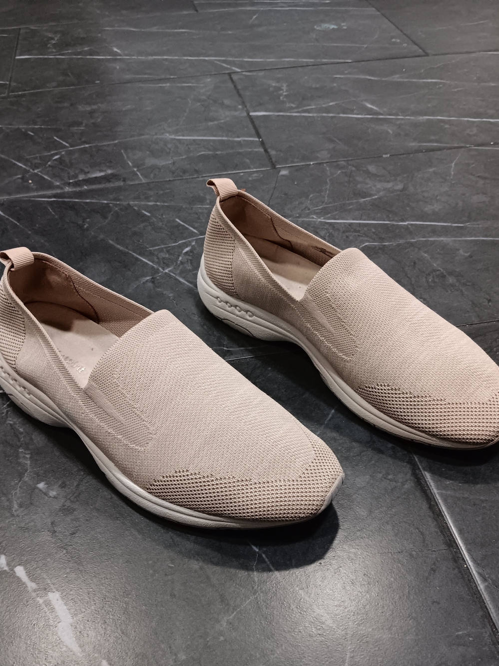 Easy Spirit Women's Slip-On Knit Moccasins - Blush Pink